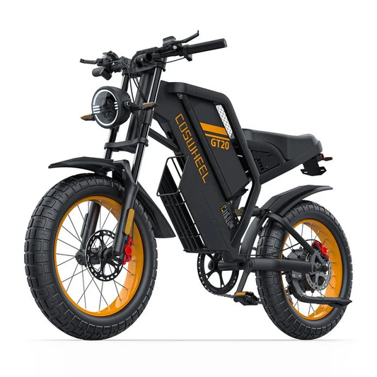 Ebike GT20 Adult Electric Motorcycle Mountain Bikes 20Inch 48V Electric Bike Fatbike Adult Motorcycles Drit Bike