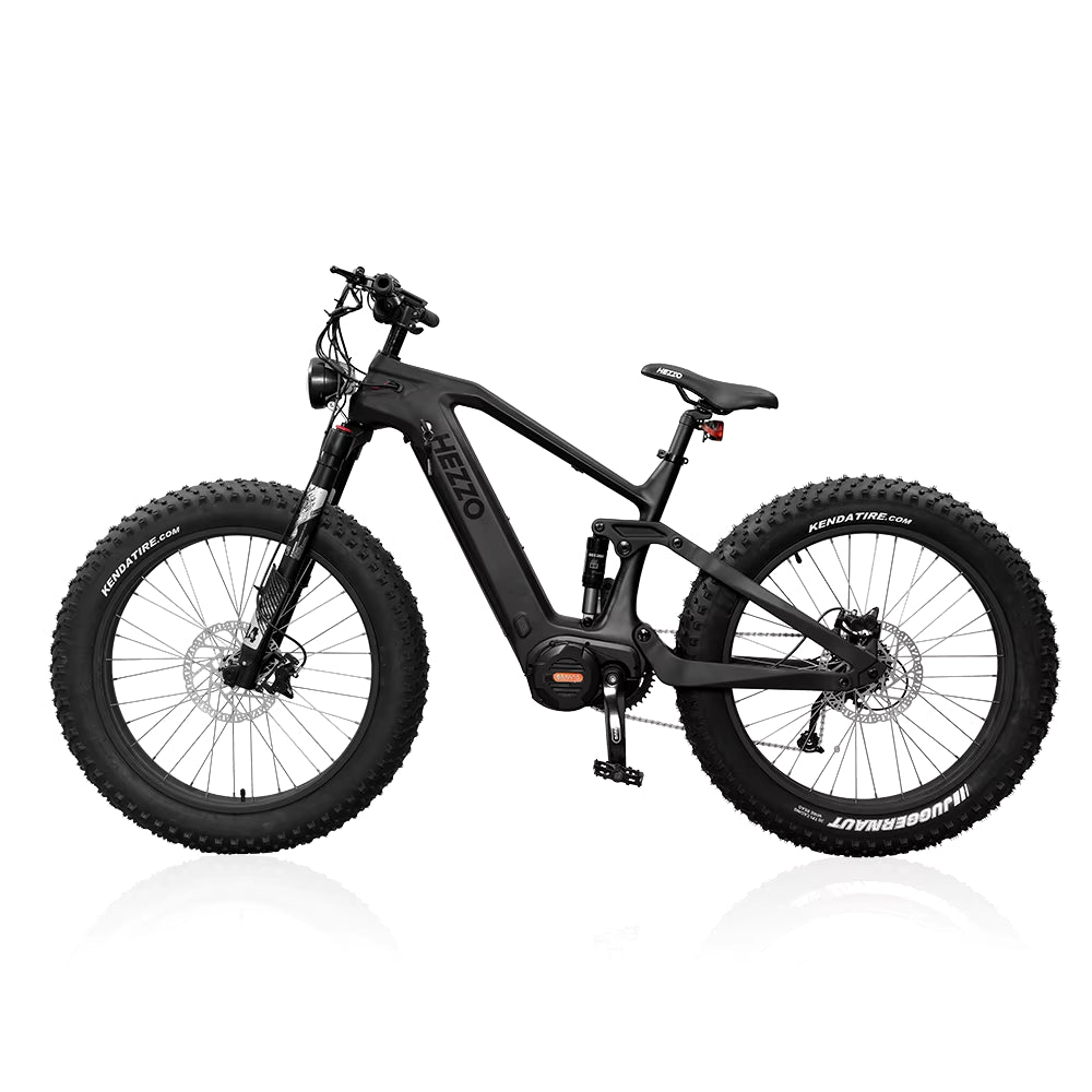 -Carbon Fiber Electric Bicycle, 52V, 1000W, BAFANG M620, Mid Drive, 21Ah Emtb, Fat Tire Ebike, Off-Road 9 Speed Electr Bike